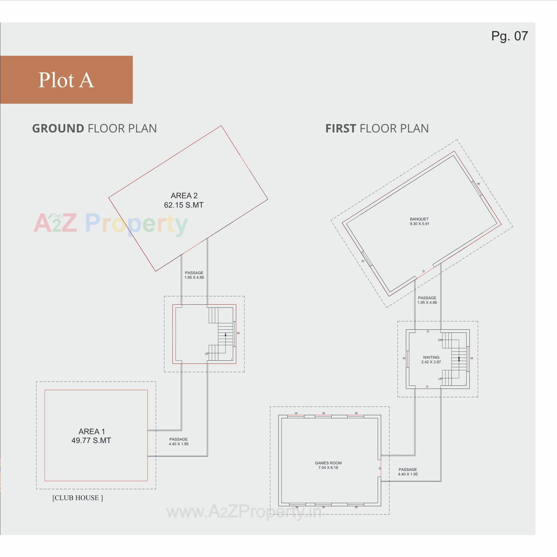 Layout of real estate project Parkfields located at Tarsali, Vadodara, Gujarat