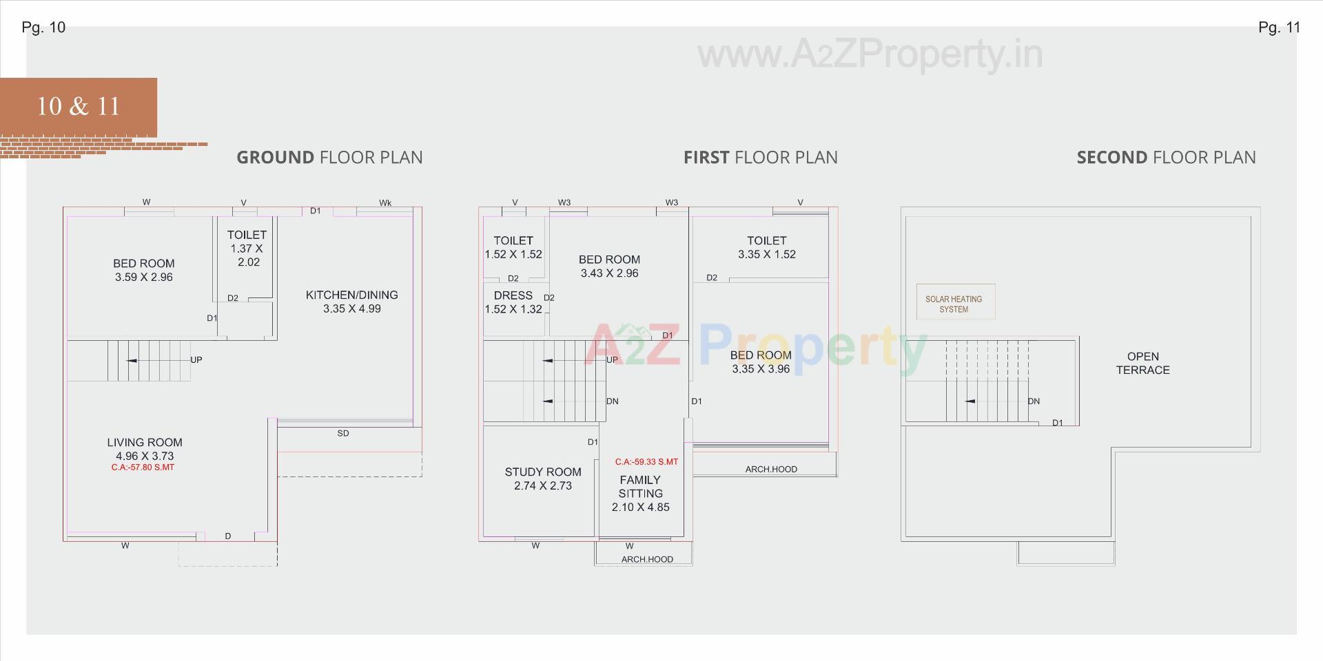 Layout of real estate project Parkfields located at Tarsali, Vadodara, Gujarat
