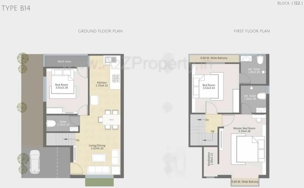 Layout of real estate project Parkplush located at Khatmba, Vadodara, Gujarat