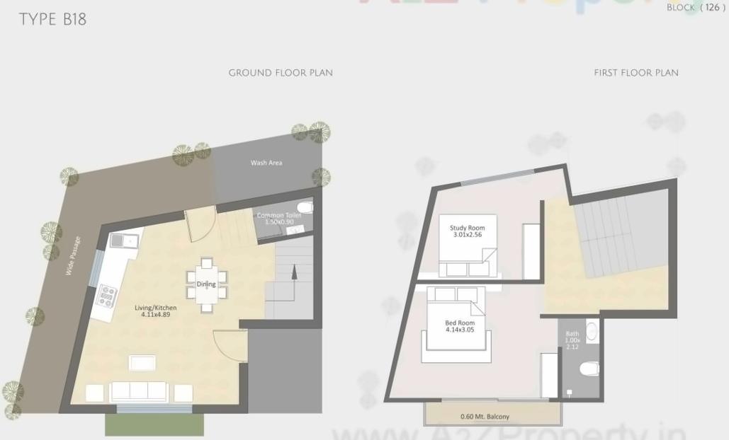 Layout of real estate project Parkplush located at Khatmba, Vadodara, Gujarat