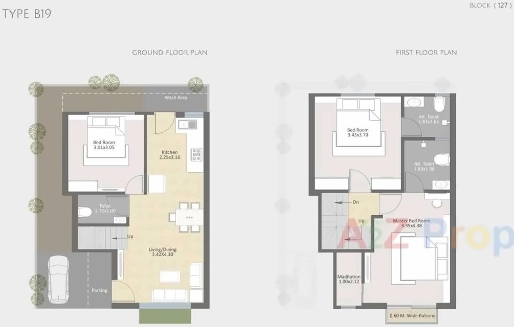 Layout of real estate project Parkplush located at Khatmba, Vadodara, Gujarat