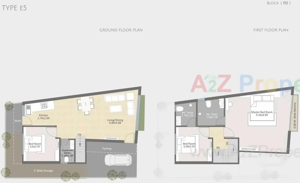 Layout of real estate project Parkplush located at Khatmba, Vadodara, Gujarat