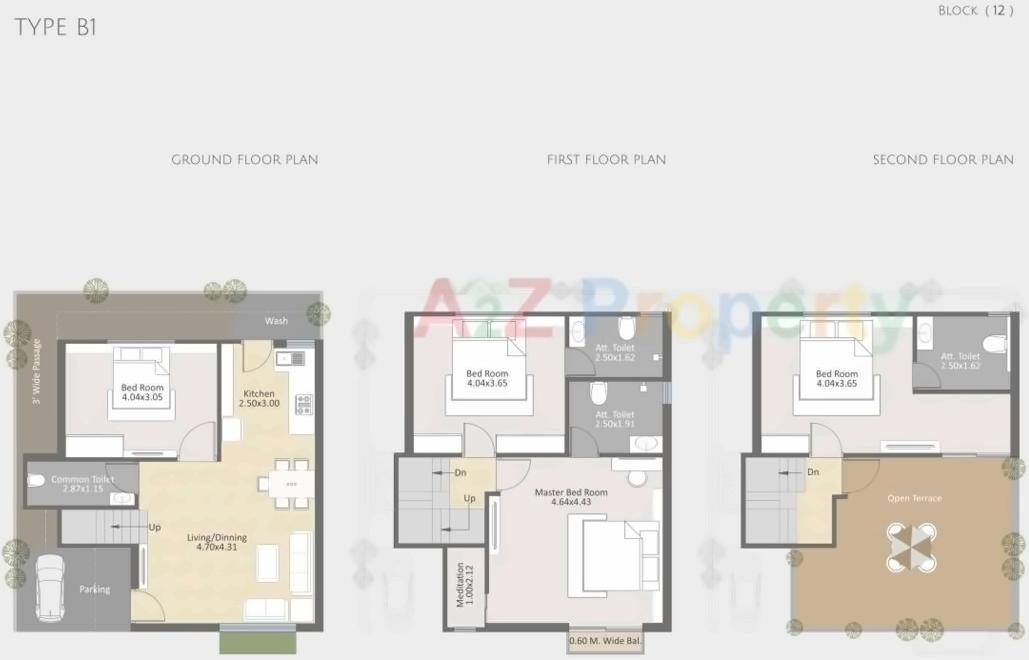 Layout of real estate project Parkplush located at Khatmba, Vadodara, Gujarat