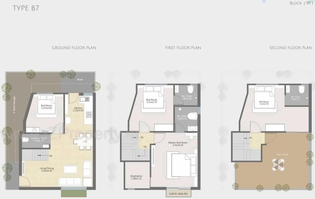 Layout of real estate project Parkplush located at Khatmba, Vadodara, Gujarat