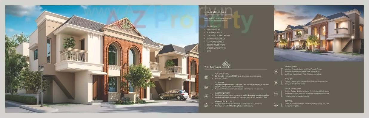 3D Elevation of real estate project Parkrest located at Ankhol, Vadodara, Gujarat