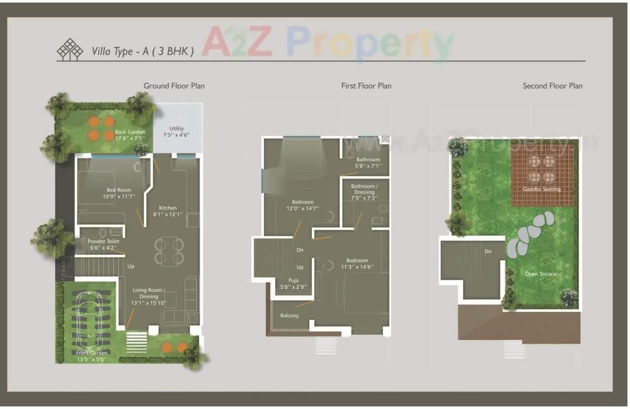 Layout of real estate project Parkrest located at Ankhol, Vadodara, Gujarat