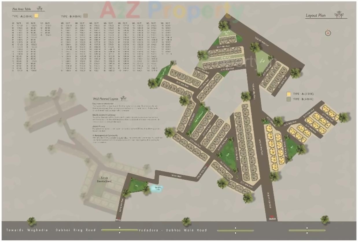  of real estate project Parkshire located at Kelanpur, Vadodara, Gujarat