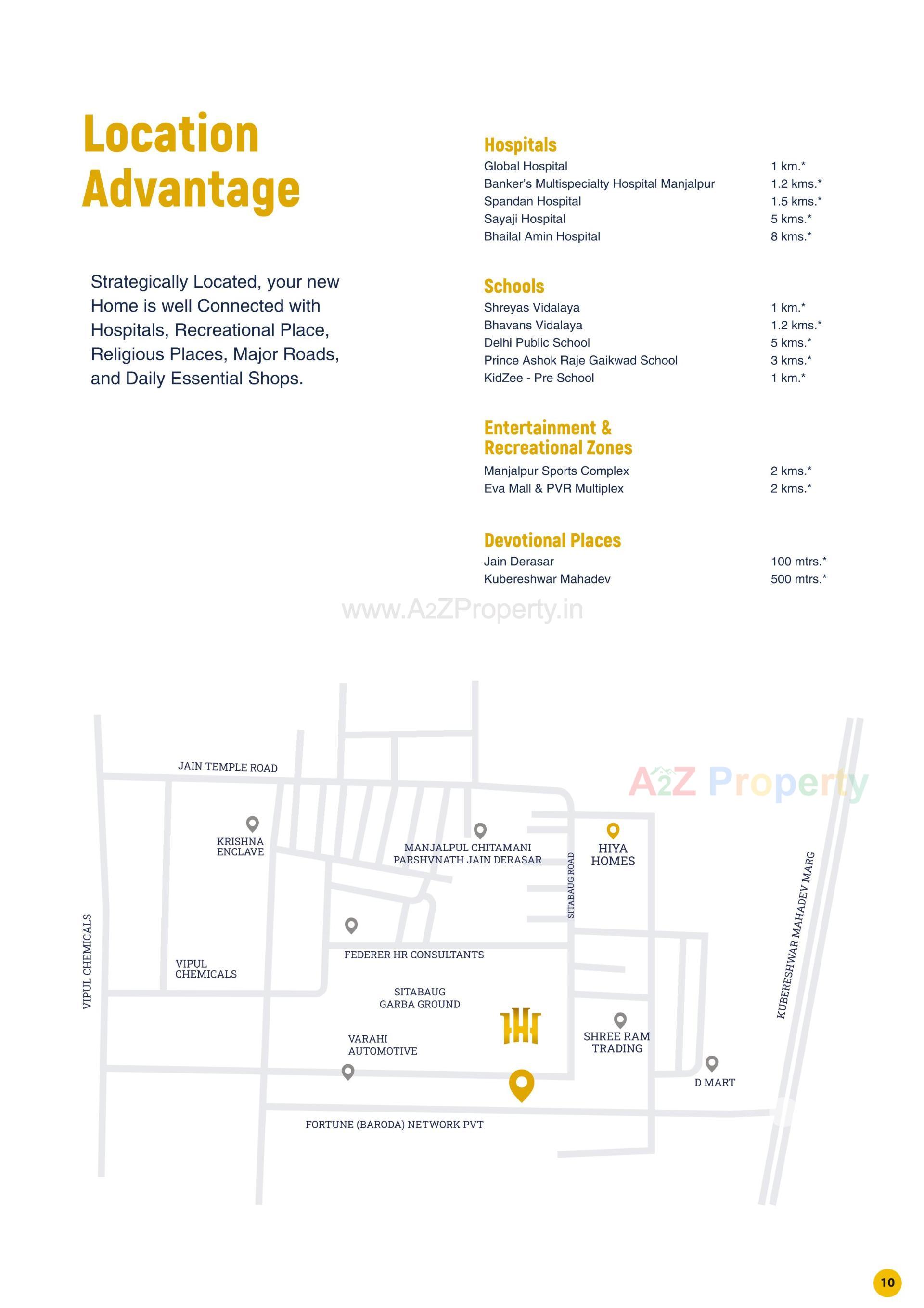  of real estate project Parshwa Hiya Harmony located at Manjalpur, Vadodara, Gujarat