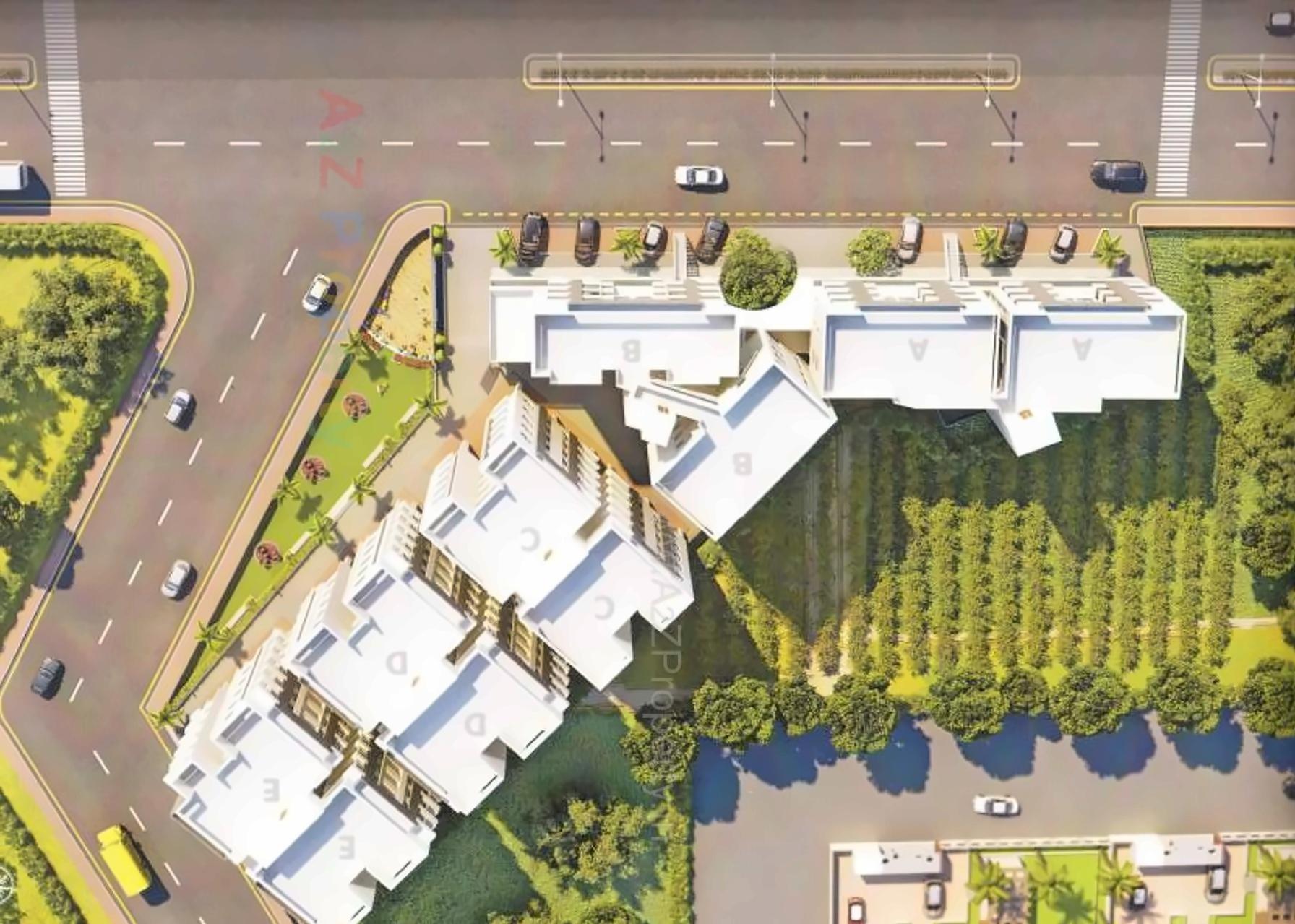 3D Elevation of real estate project Pavan Exotica located at Harni, Vadodara, Gujarat