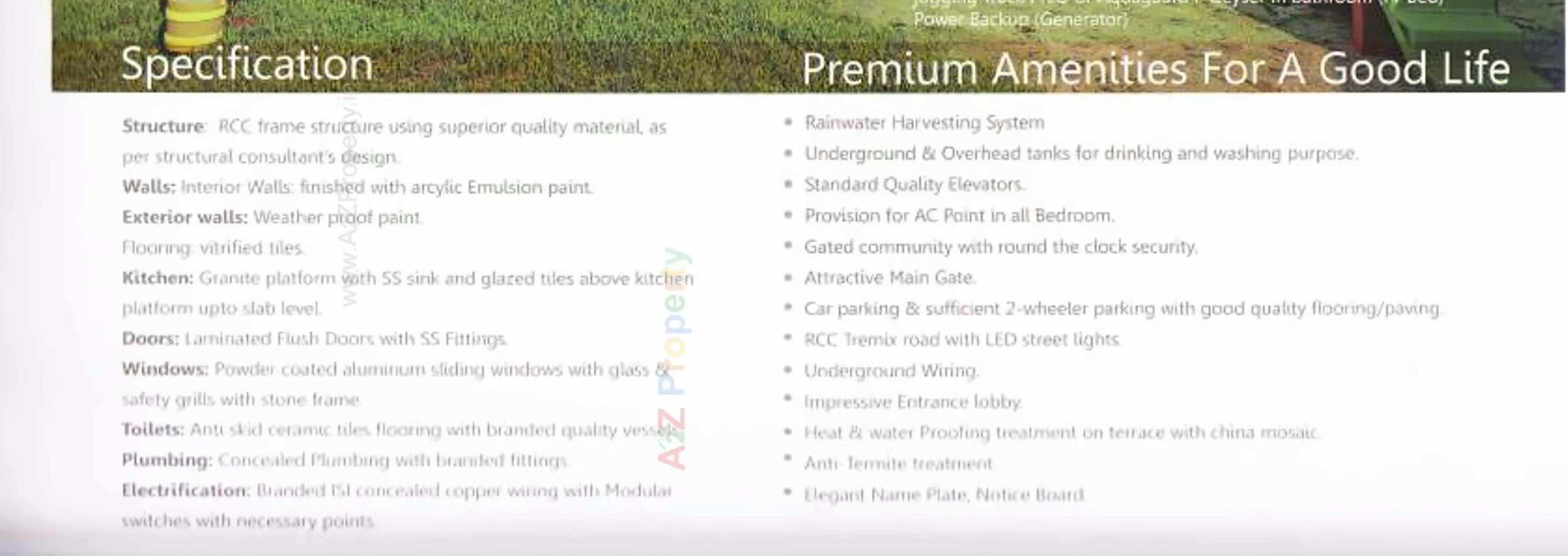 Project Specifications