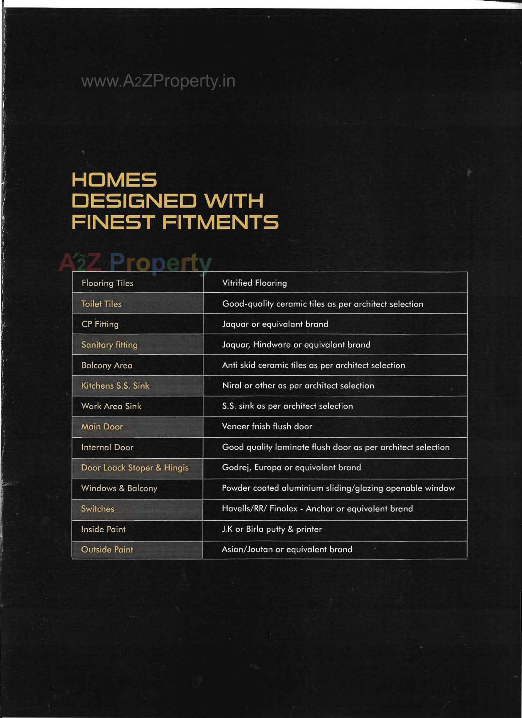  of real estate project Pearl Memories located at Tarsali, Vadodara, Gujarat