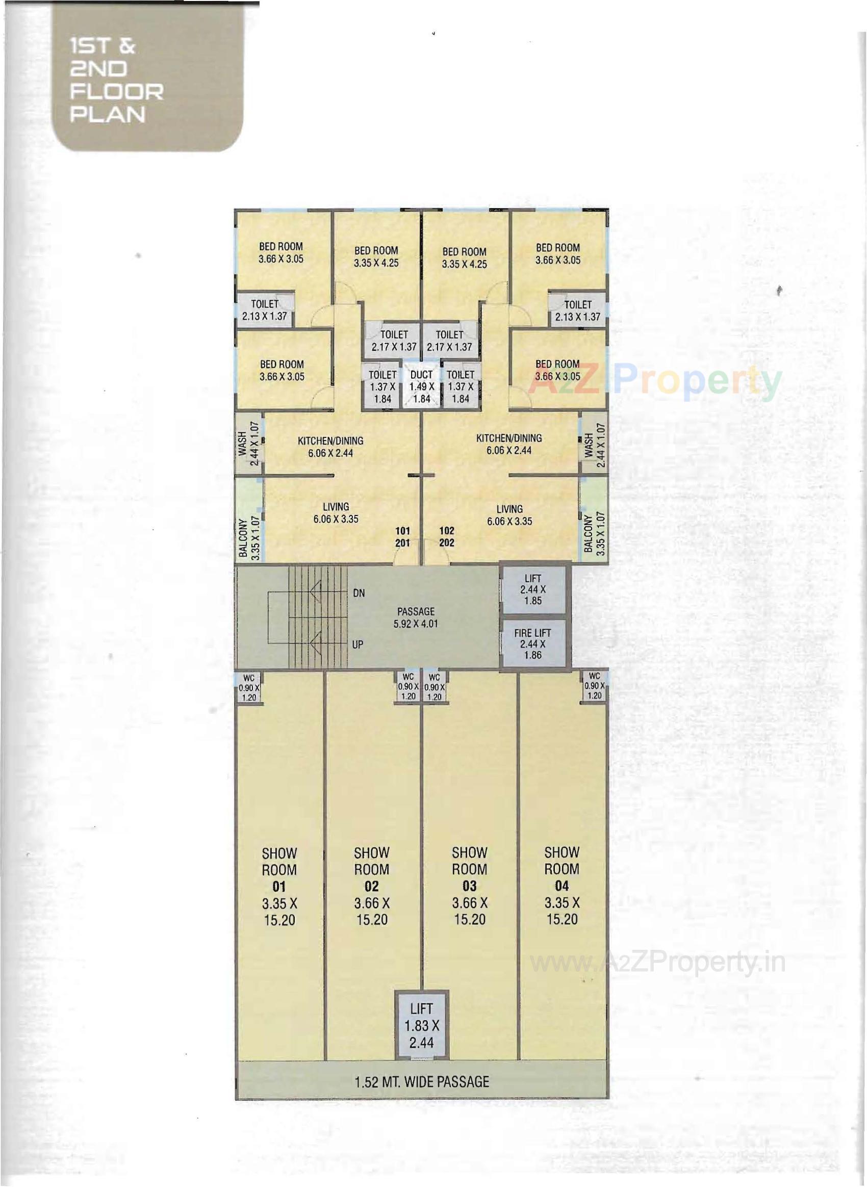 Layout of real estate project Pearl Memories located at Tarsali, Vadodara, Gujarat