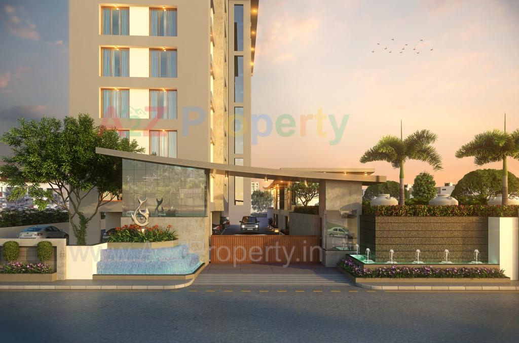 3D Elevation of real estate project Petal Aster located at Bhayli, Vadodara, Gujarat