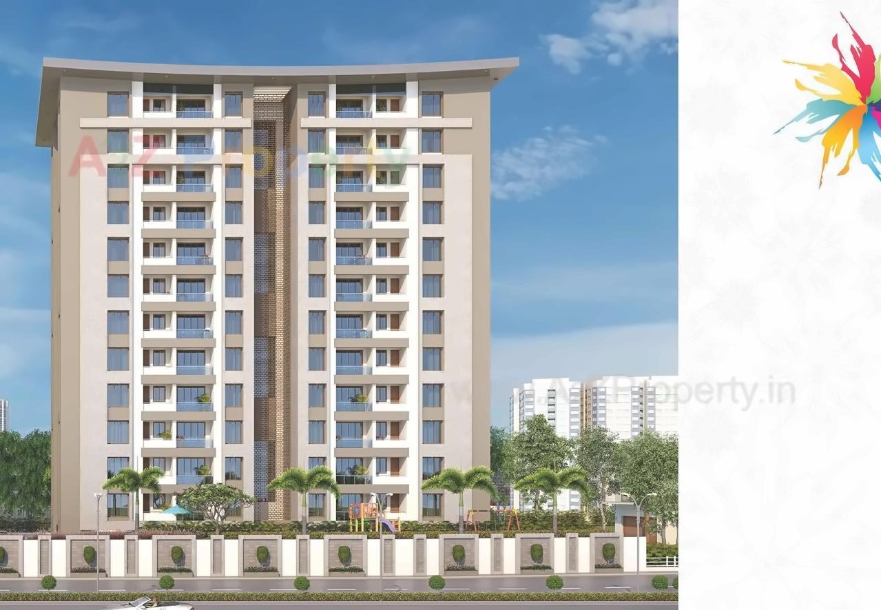 3D Elevation of real estate project Petal Aster located at Bhayli, Vadodara, Gujarat