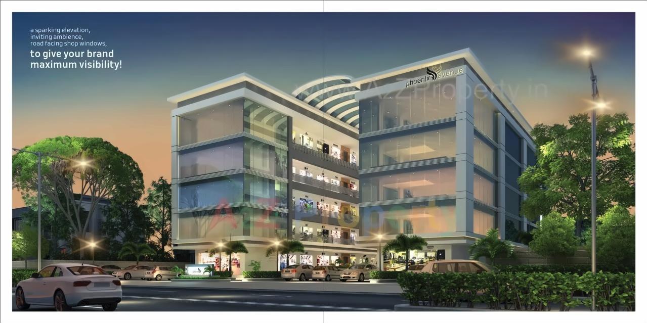 3D Elevation of real estate project Phoenix Avenue located at Sama, Vadodara, Gujarat
