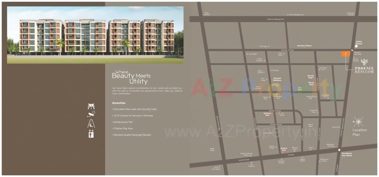  of real estate project Phoenix Resi Com located at Bapod, Vadodara, Gujarat