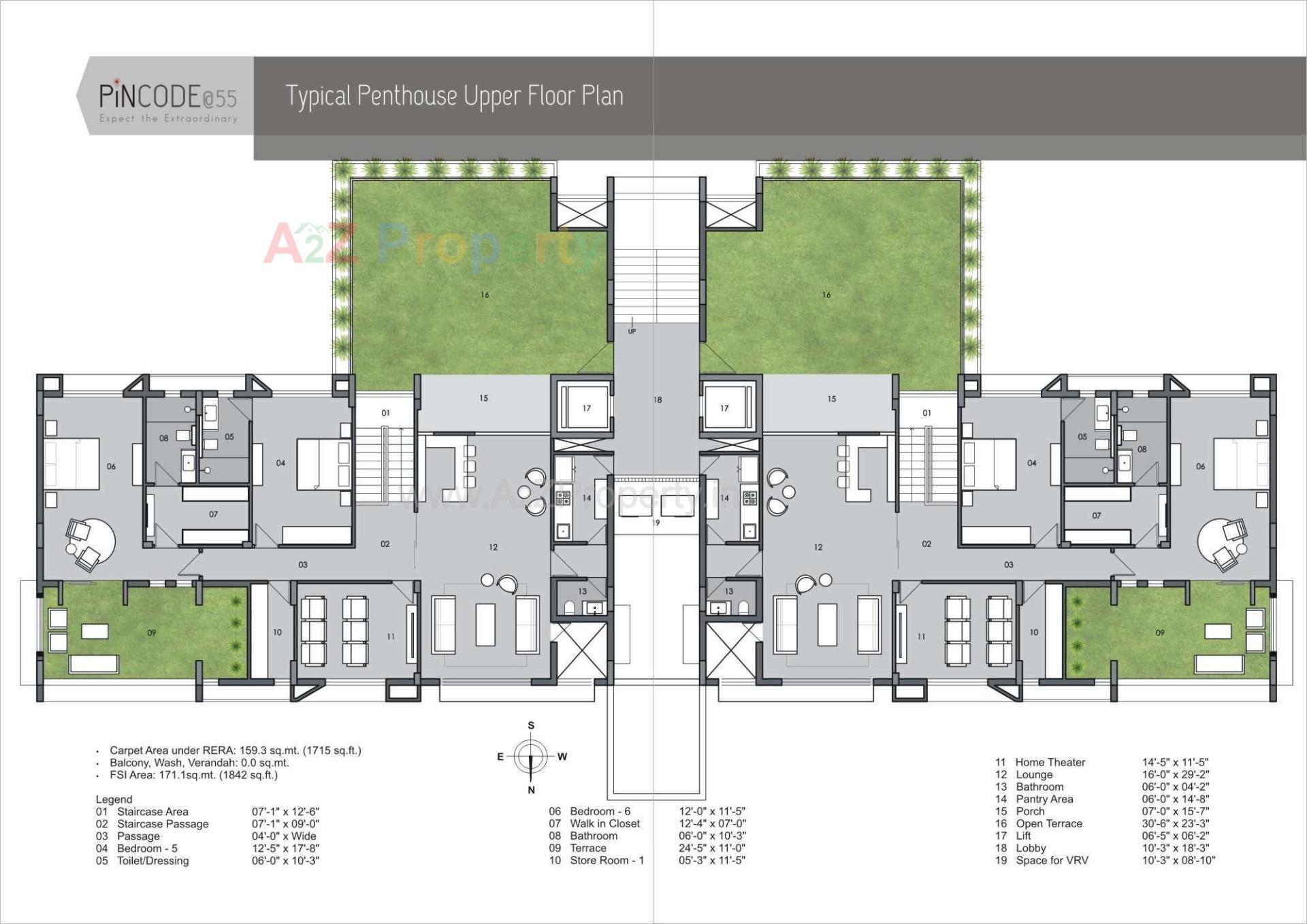 Layout of real estate project Pincode@ located at Bhayali, Vadodara, Gujarat