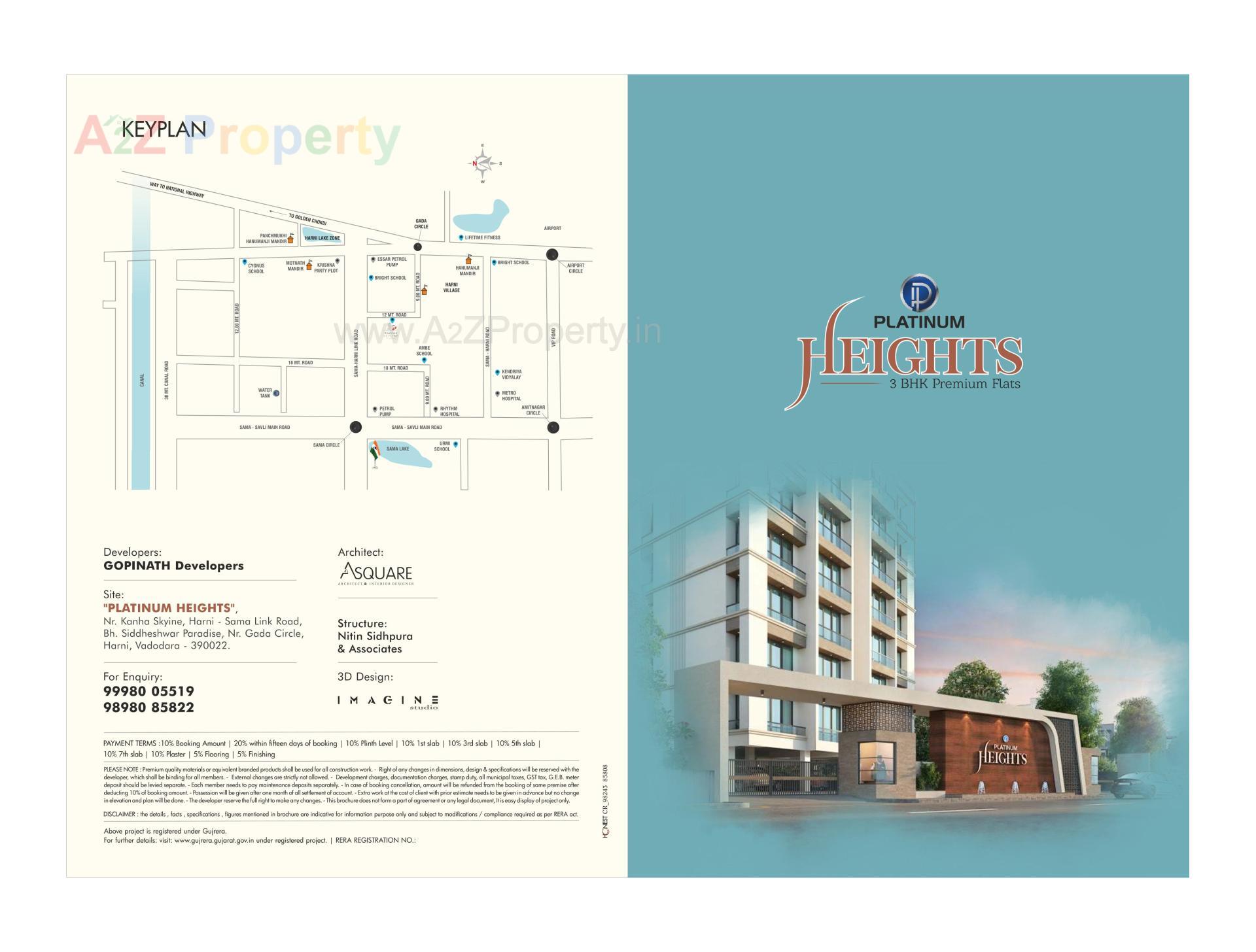  of real estate project Platinum Heights located at Harni, Vadodara, Gujarat