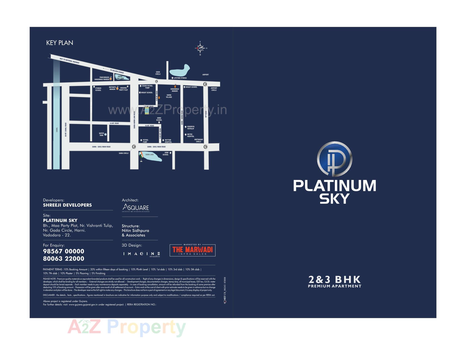  of real estate project Platinum Sky located at Harni, Vadodara, Gujarat