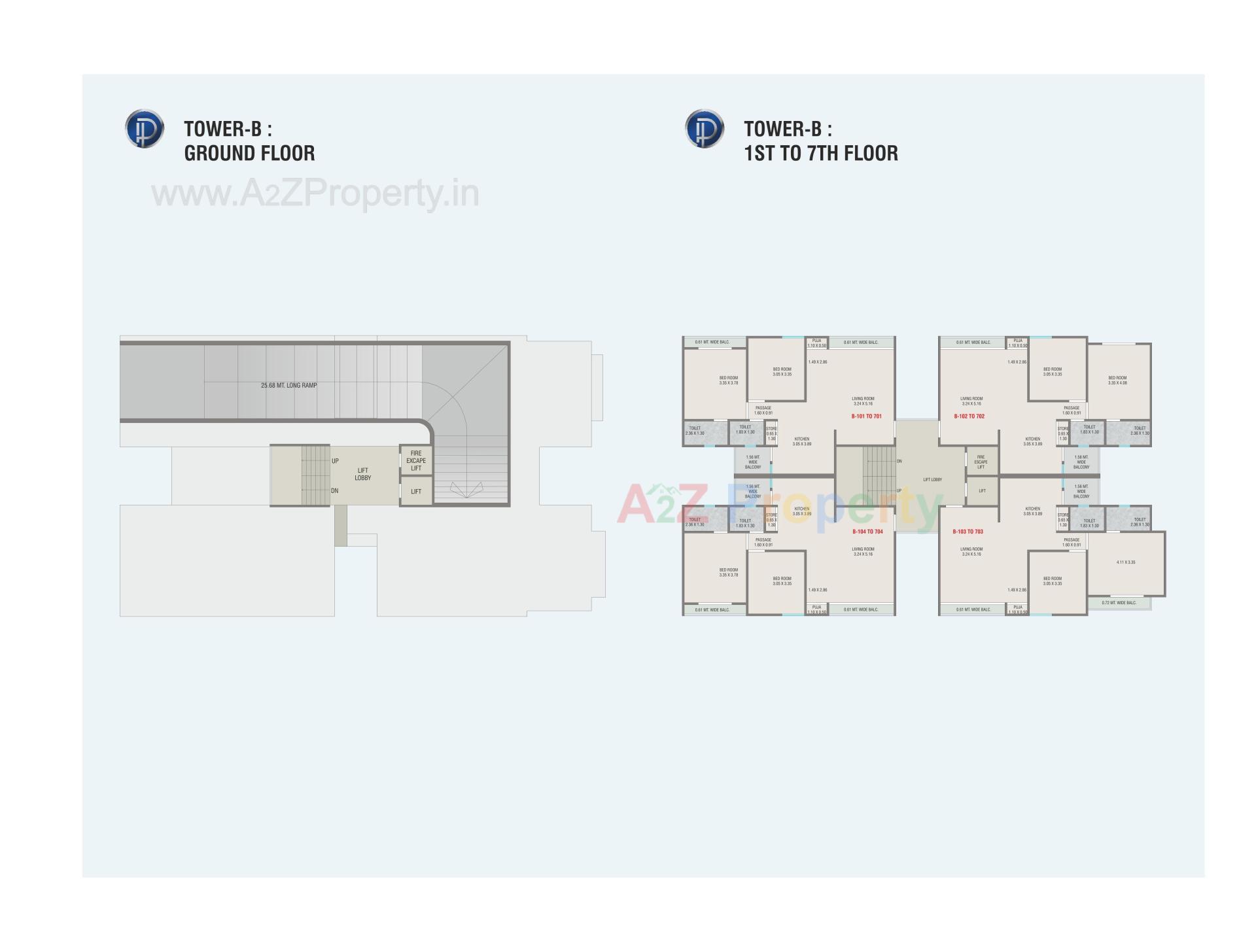 Layout of real estate project Platinum Sky located at Harni, Vadodara, Gujarat