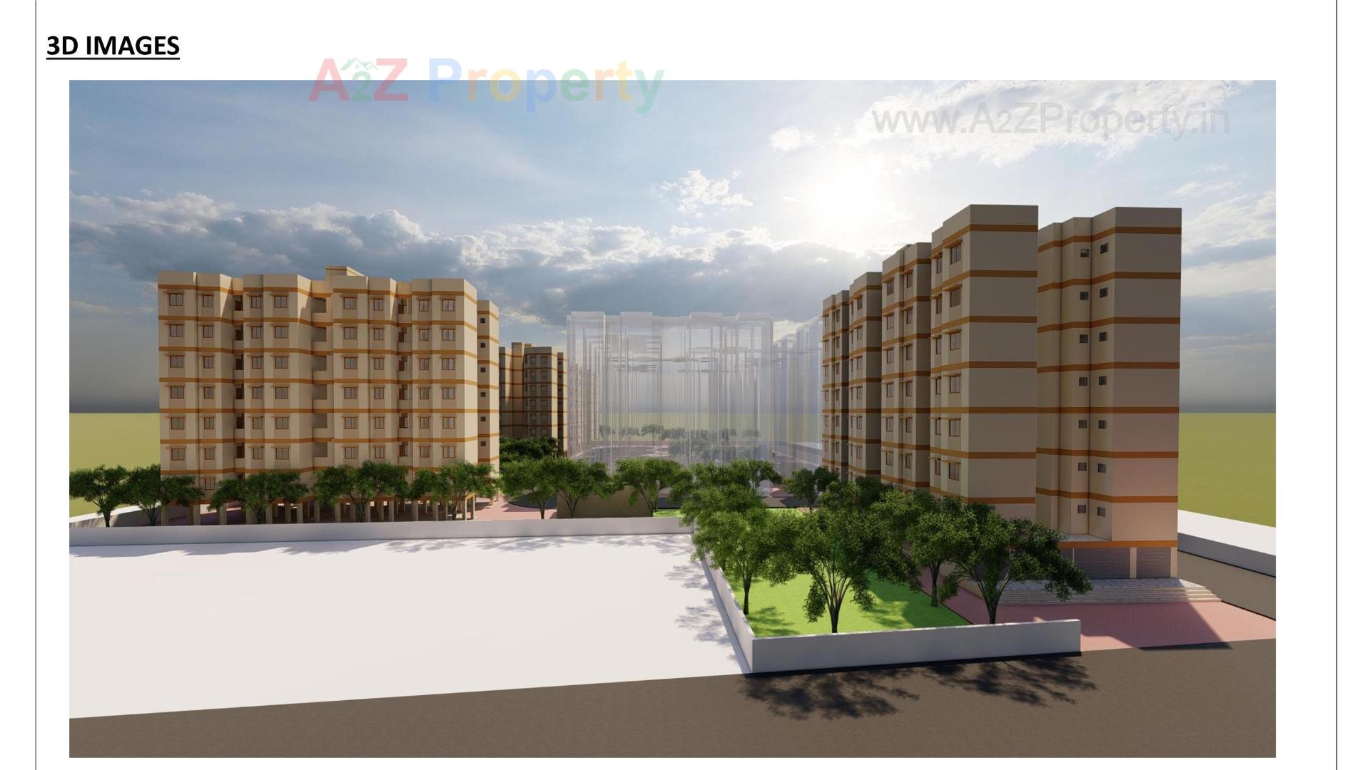 3D Elevation of real estate project Pmay, Ews, Tp 01, Fp 126, Sayajipura located at Sayajipura, Vadodara, Gujarat