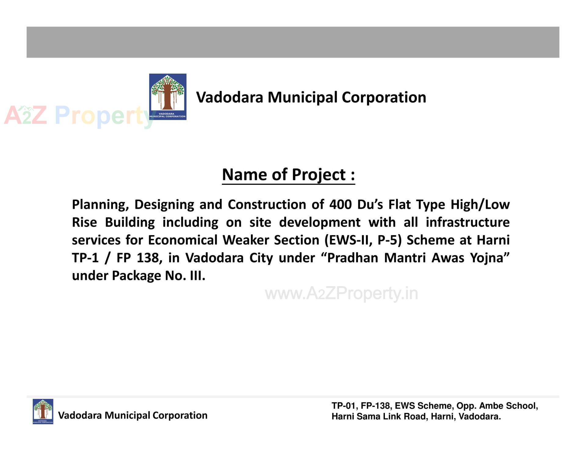  of real estate project Pmay, Ews, Tp 01, Fp 138, Harni located at Harni, Vadodara, Gujarat