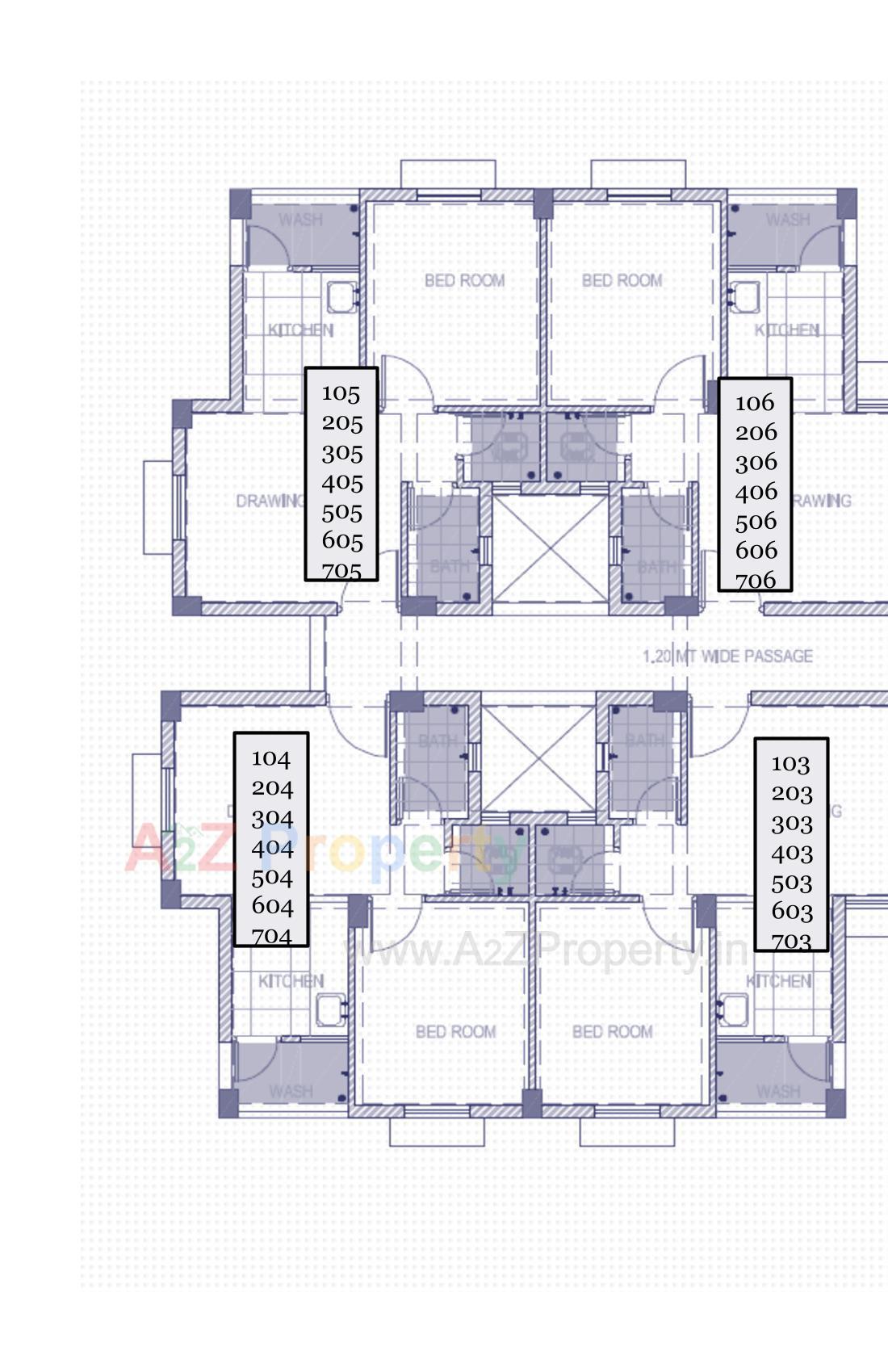 Layout of real estate project Pmay, Ews, Tp 01, Fp 125, Gotri located at Gotri, Vadodara, Gujarat