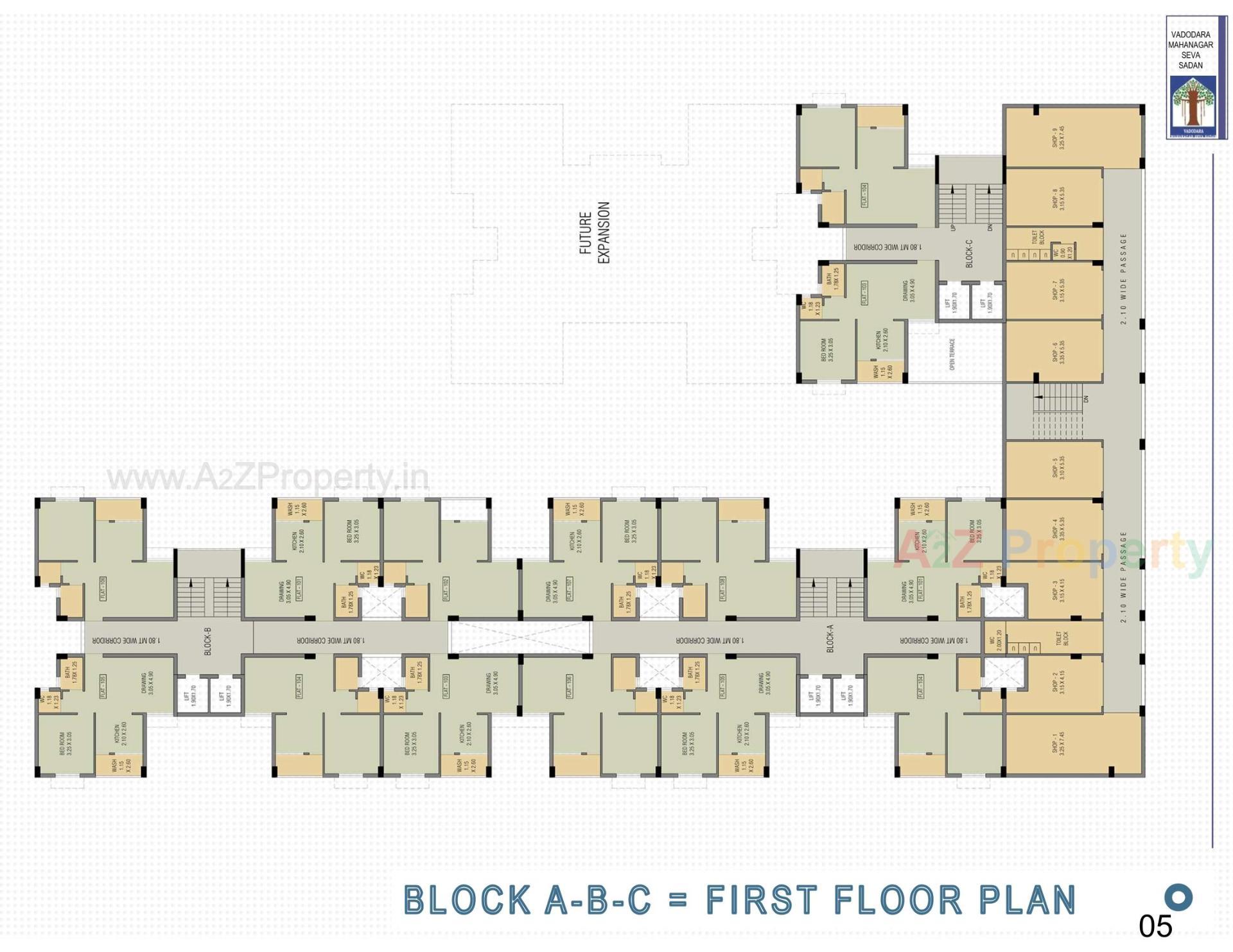 Layout of real estate project Pmay, Ews, Tp 01, Fp 71, Sevasi located at Sevasi, Vadodara, Gujarat
