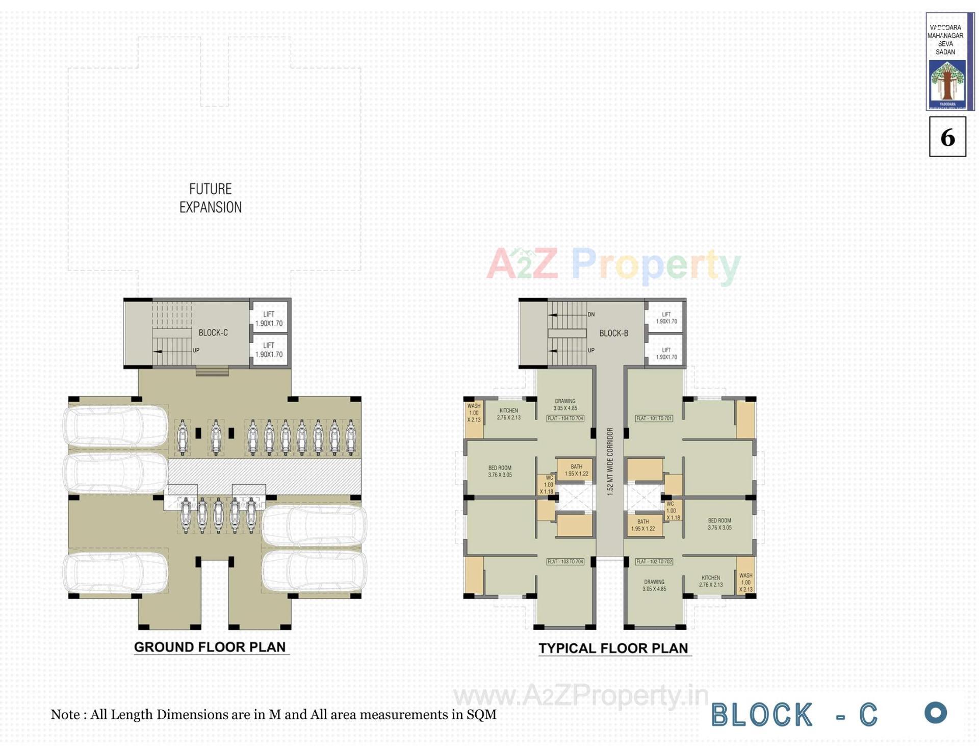 Layout of real estate project Pmay, Ews, Tp 04, Fp 134, Bhayli located at Bhayli, Vadodara, Gujarat