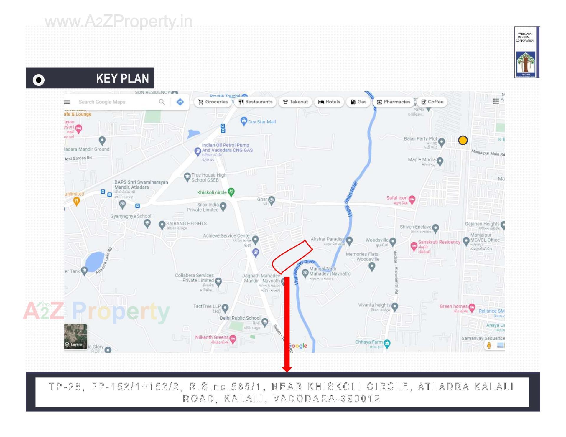  of real estate project Pmay, Ews, Tp 28, Fp 152/1+152/2, R S 585/1 Atladra located at Atladra, Vadodara, Gujarat