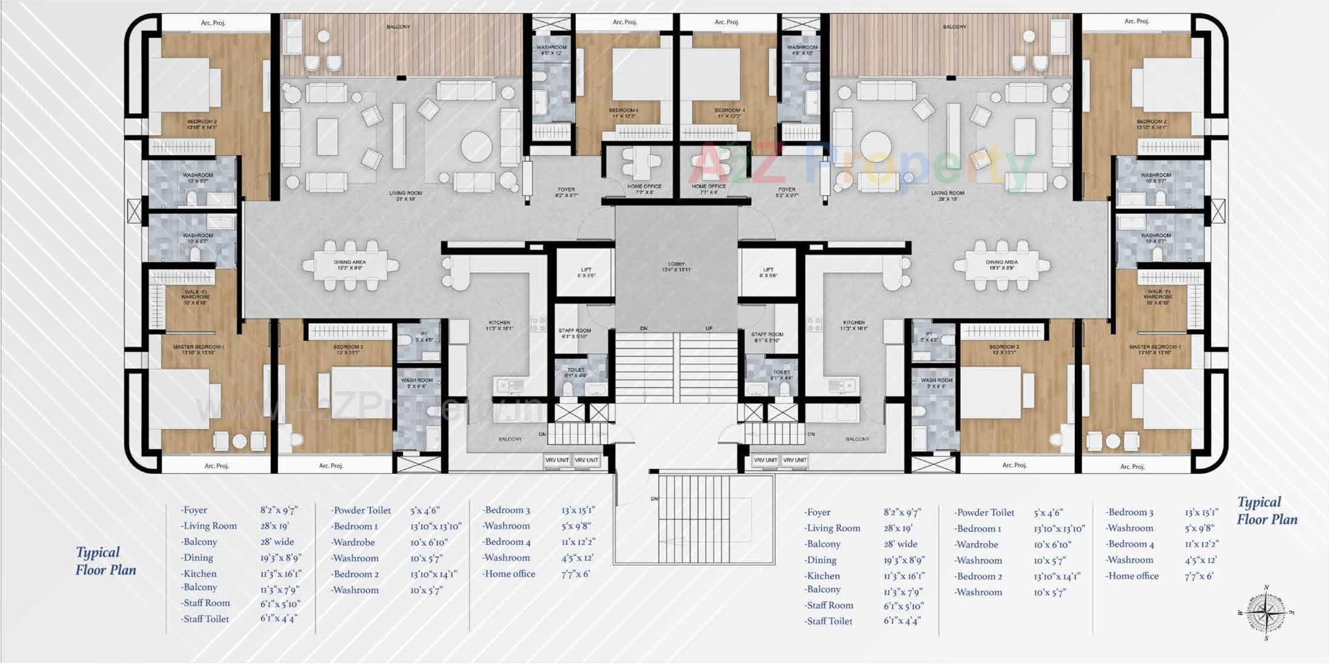 Layout of real estate project Polaris located at Sevasi, Vadodara, Gujarat