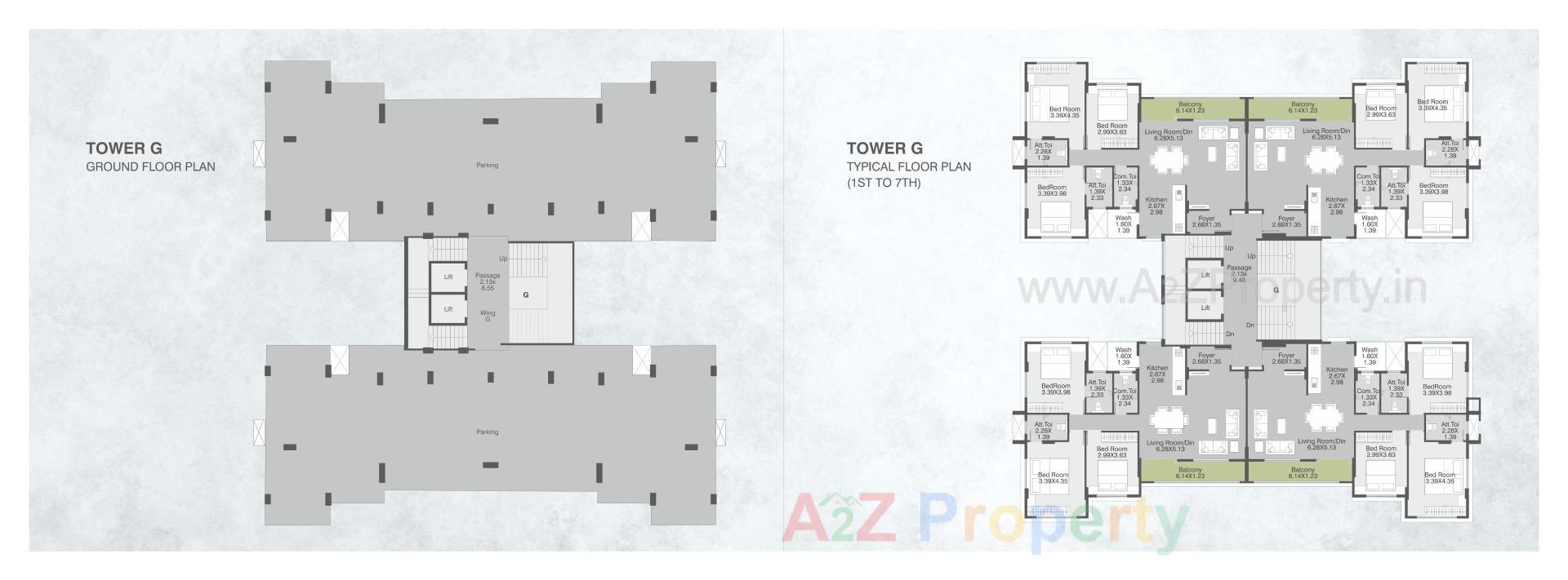 Layout of real estate project Posh Pavilion located at Bil, Vadodara, Gujarat