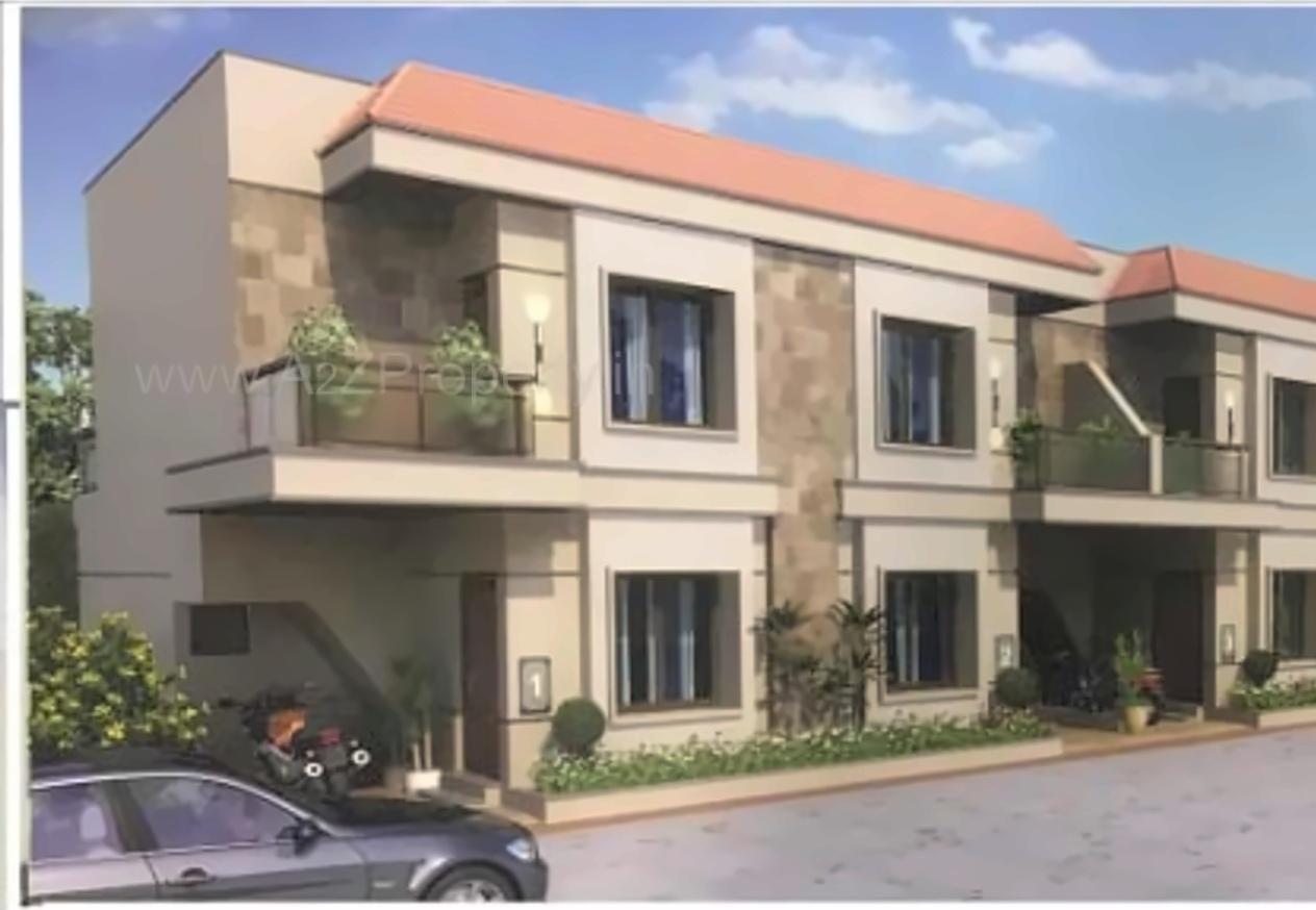 3D Elevation of real estate project Prachi Bunglows located at Maretha, Vadodara, Gujarat