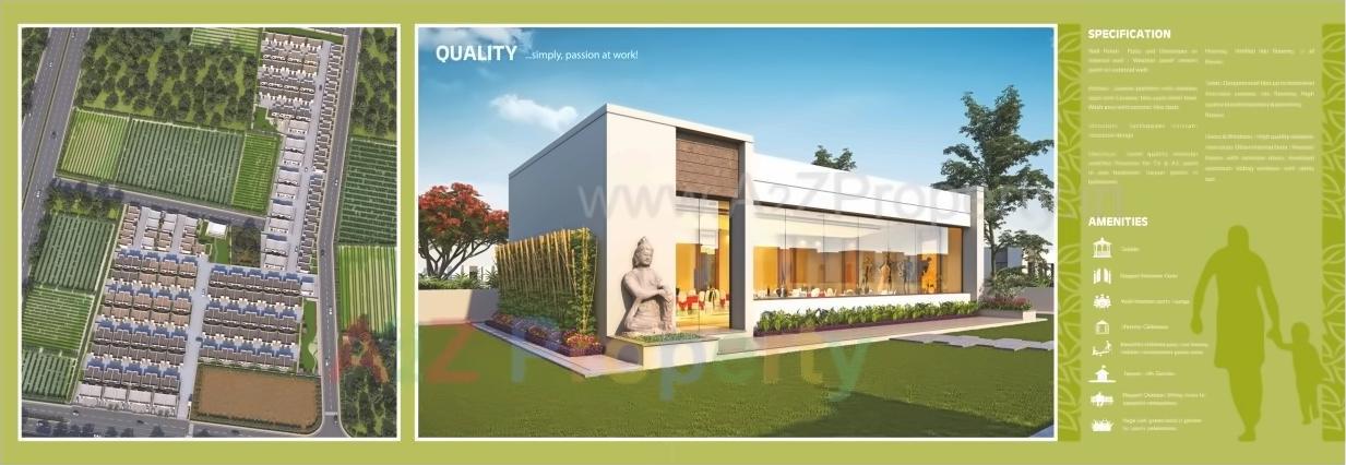 3D Elevation of real estate project Prachi Residency located at Alamgir, Vadodara, Gujarat