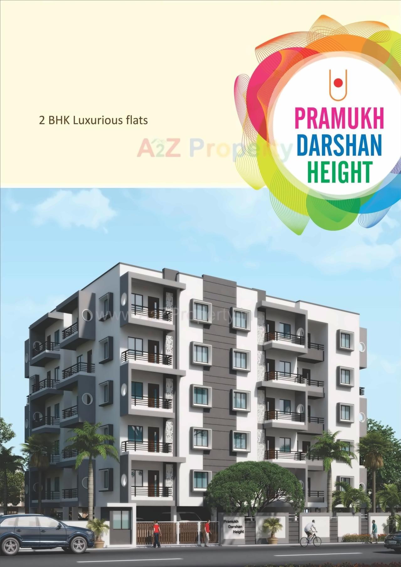 3D Elevation of real estate project Pramukh Darshan Height located at Danteshwar, Vadodara, Gujarat