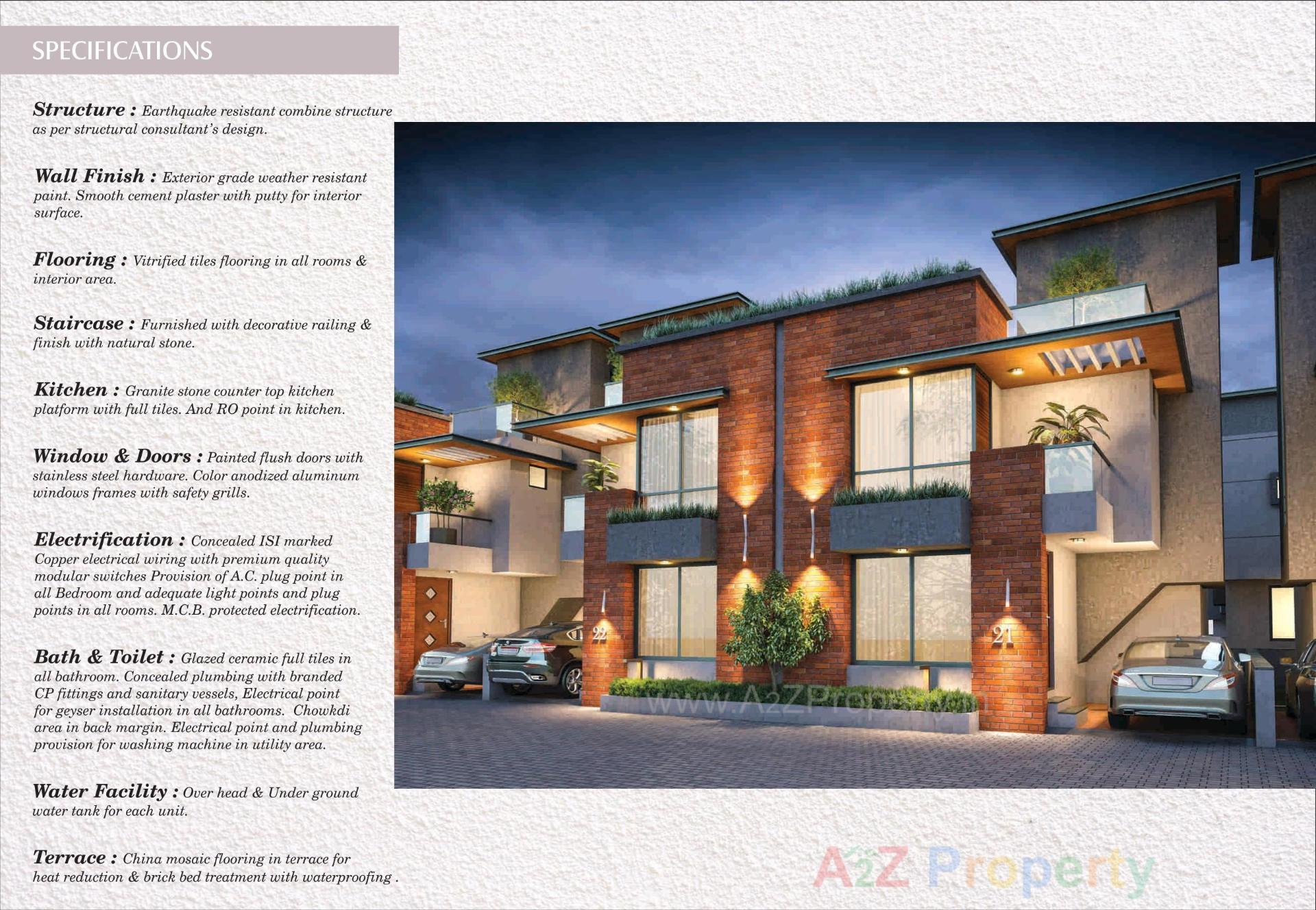 3D Elevation of real estate project Pramukh Darshan located at Danteshwar, Vadodara, Gujarat