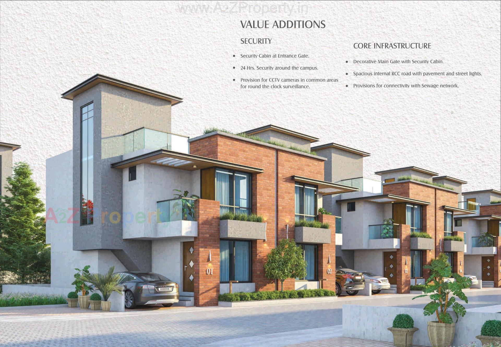 3D Elevation of real estate project Pramukh Darshan located at Danteshwar, Vadodara, Gujarat