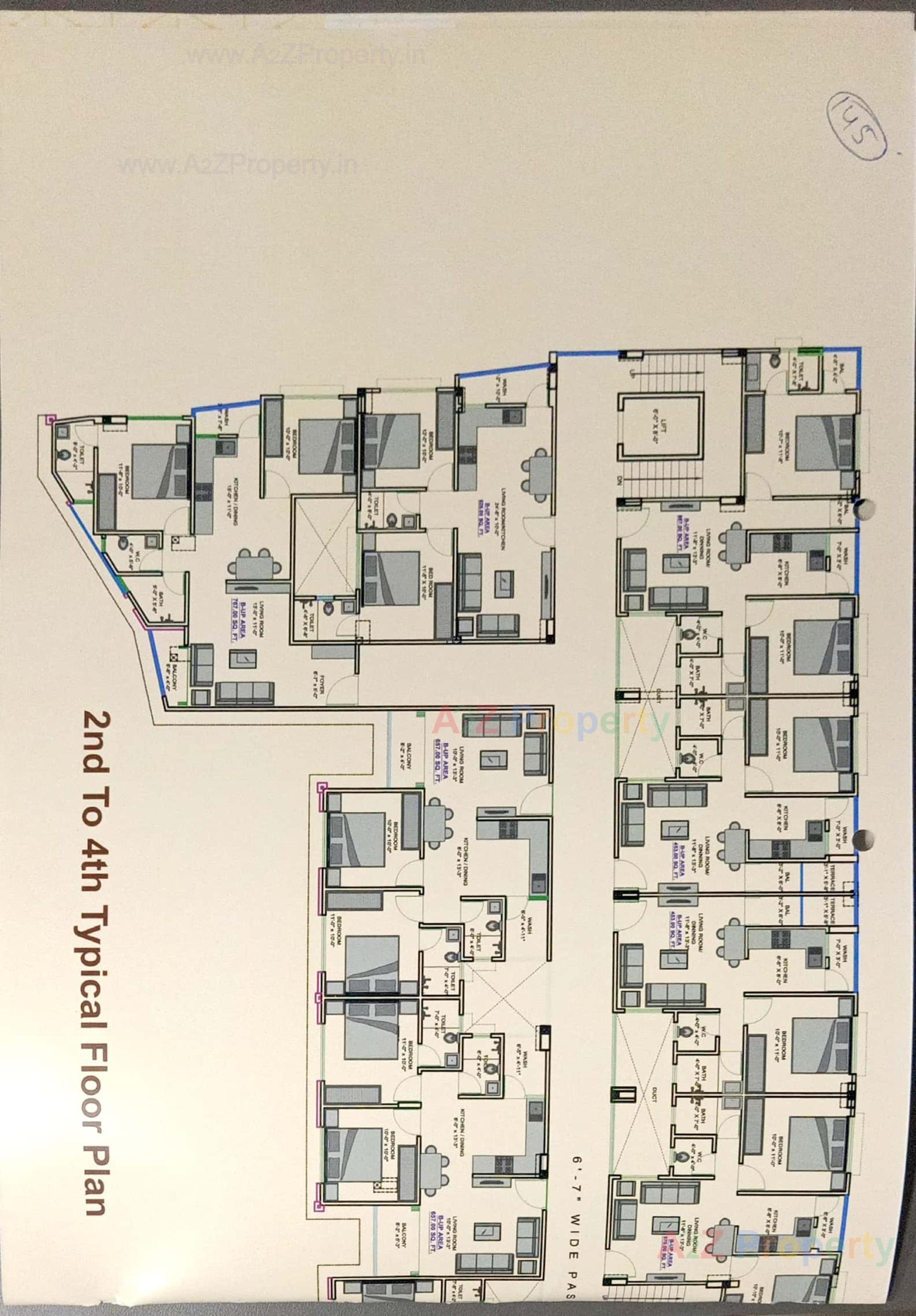 Layout of real estate project Pramukh The Hub located at Padra, Vadodara, Gujarat