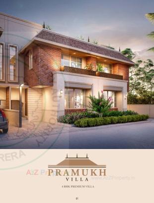 Elevation of real estate project Pramukh Villa located at Chansad, Vadodara, Gujarat