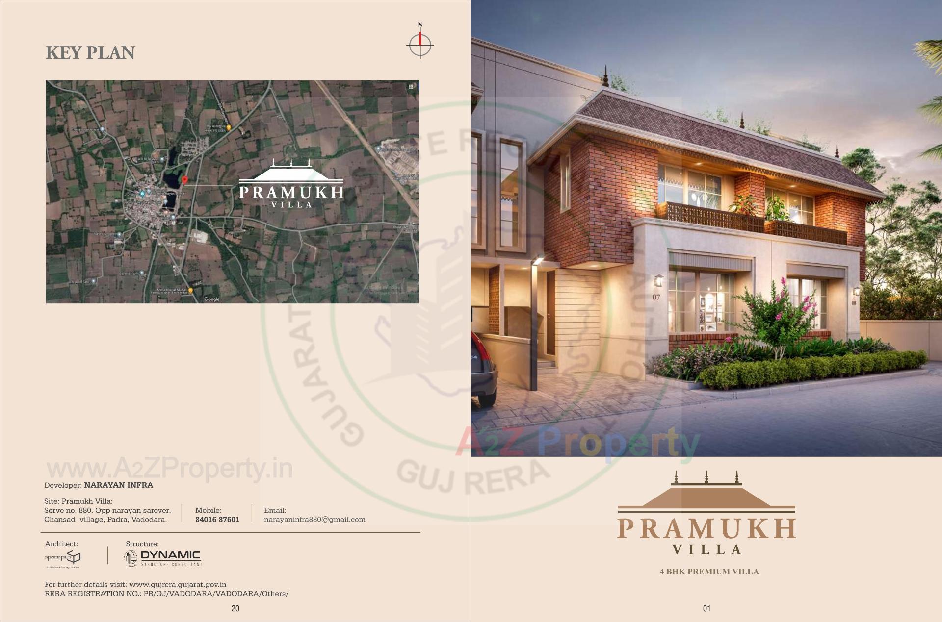  of real estate project Pramukh Villa located at Chansad, Vadodara, Gujarat