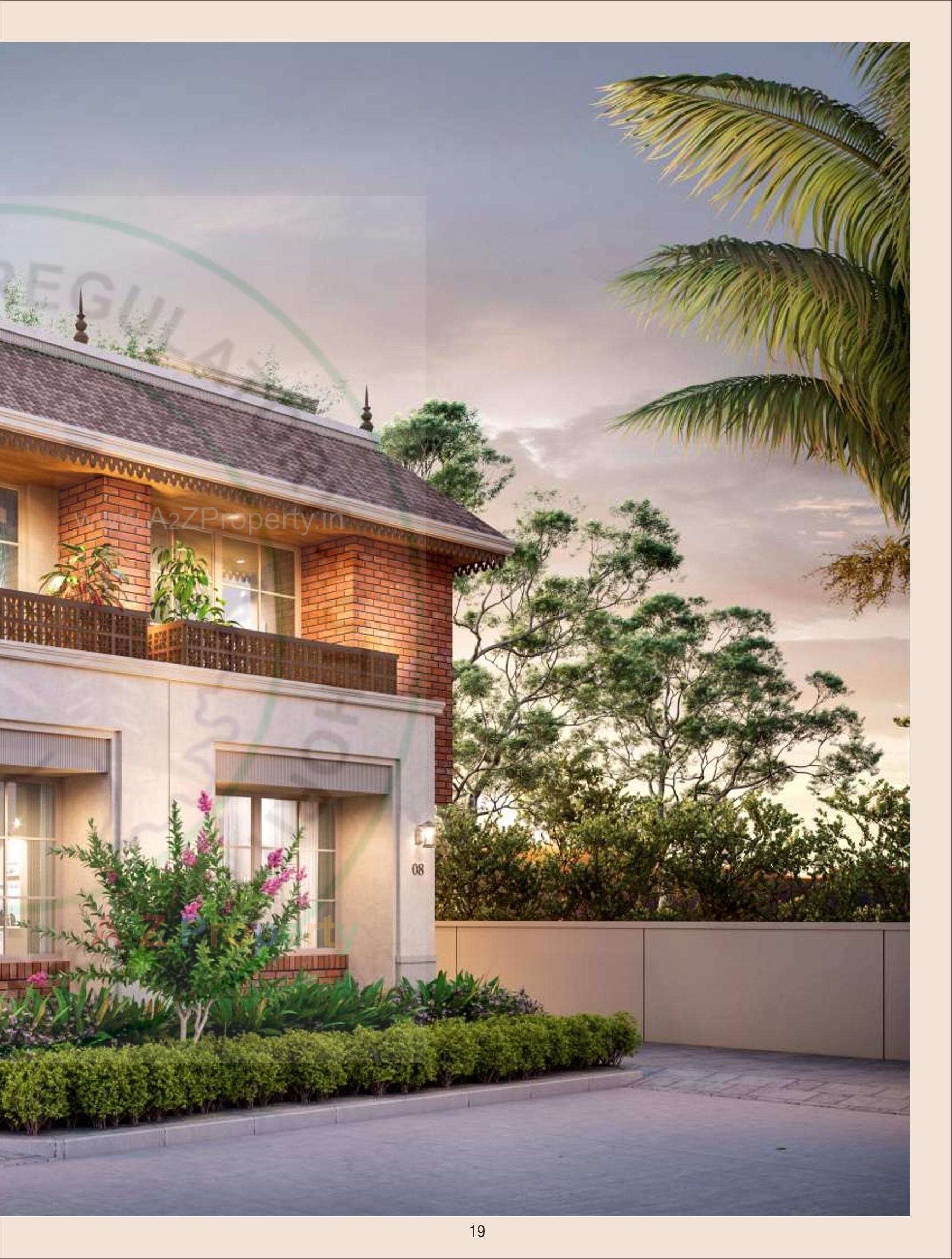 3D Elevation of real estate project Pramukh Villa located at Chansad, Vadodara, Gujarat