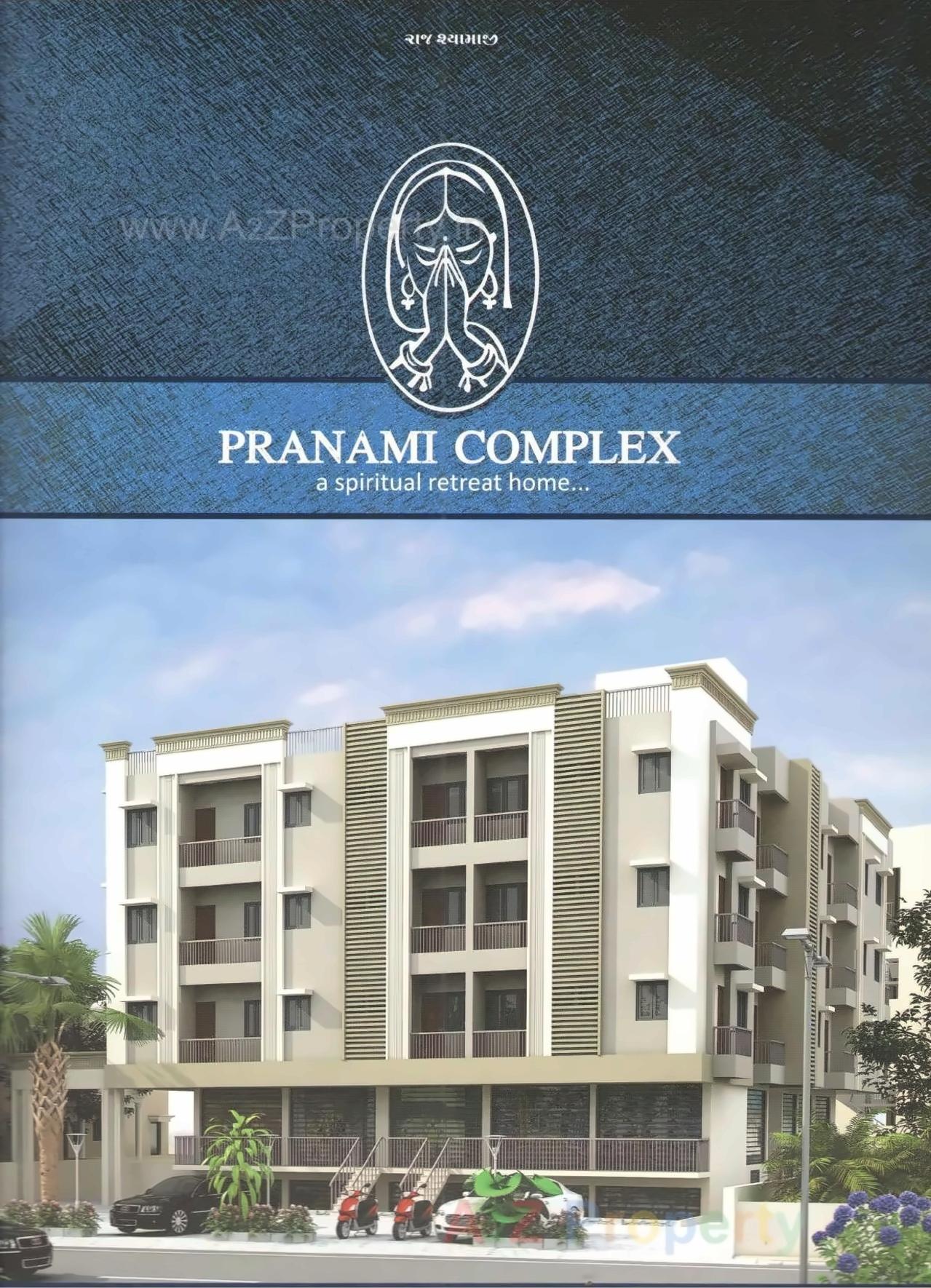 3D Elevation of real estate project Pranami Complex located at Kasba, Vadodara, Gujarat