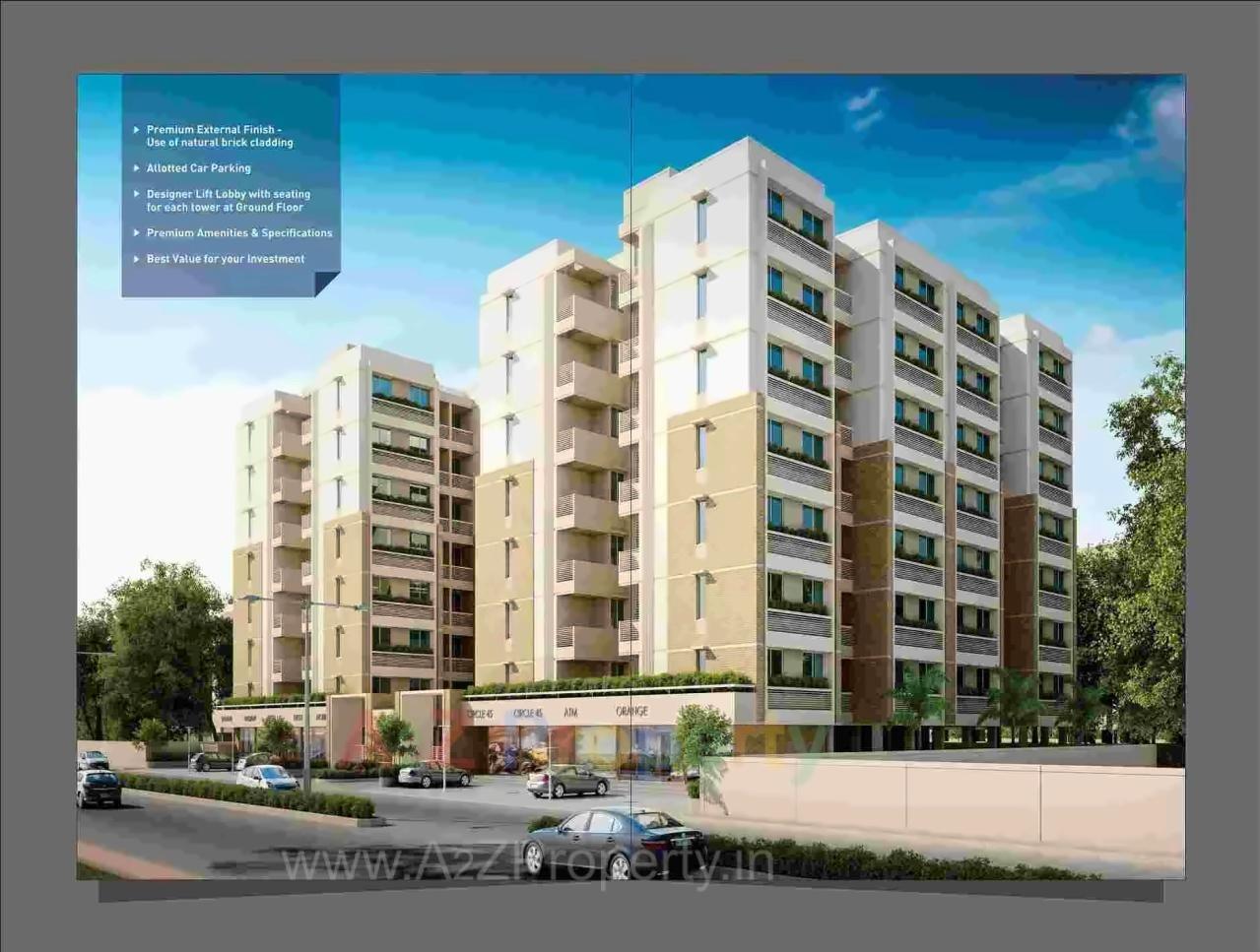 3D Elevation of real estate project Prarthana Vihar located at Sevasi, Vadodara, Gujarat