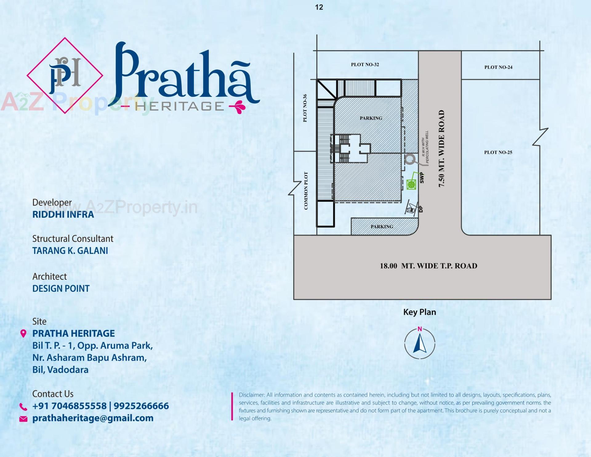  of real estate project Pratha Heritage located at Bill, Vadodara, Gujarat