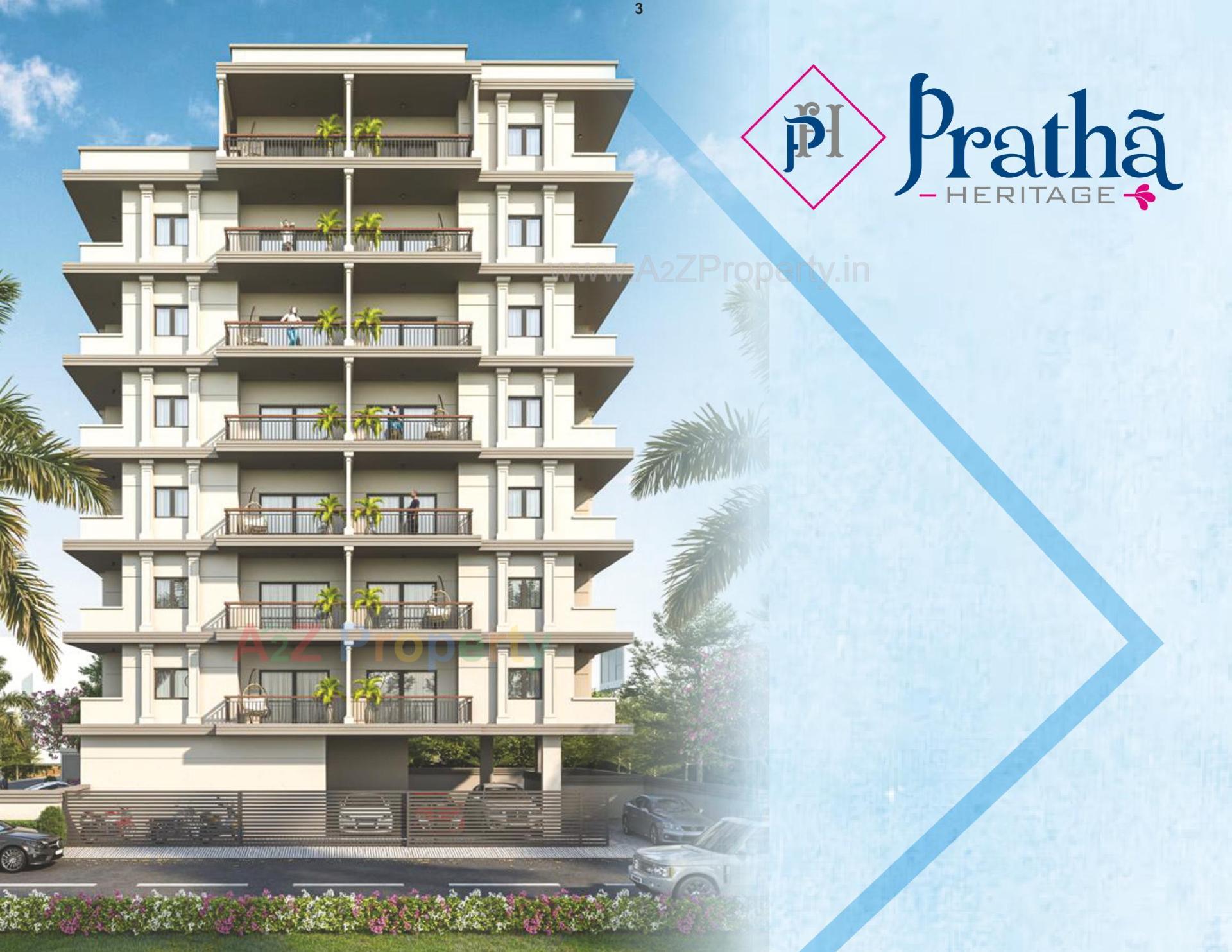 3D Elevation of real estate project Pratha Heritage located at Bill, Vadodara, Gujarat