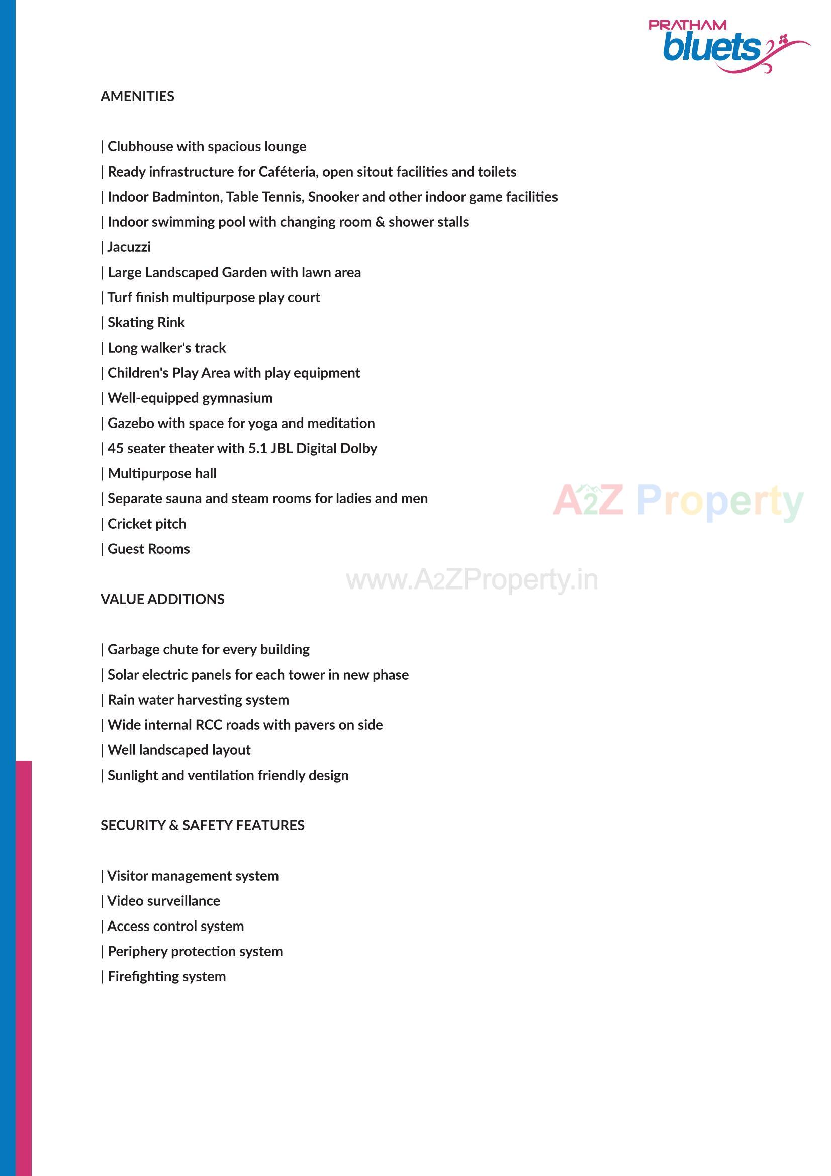  of real estate project Pratham Bluets located at Gotri, Vadodara, Gujarat