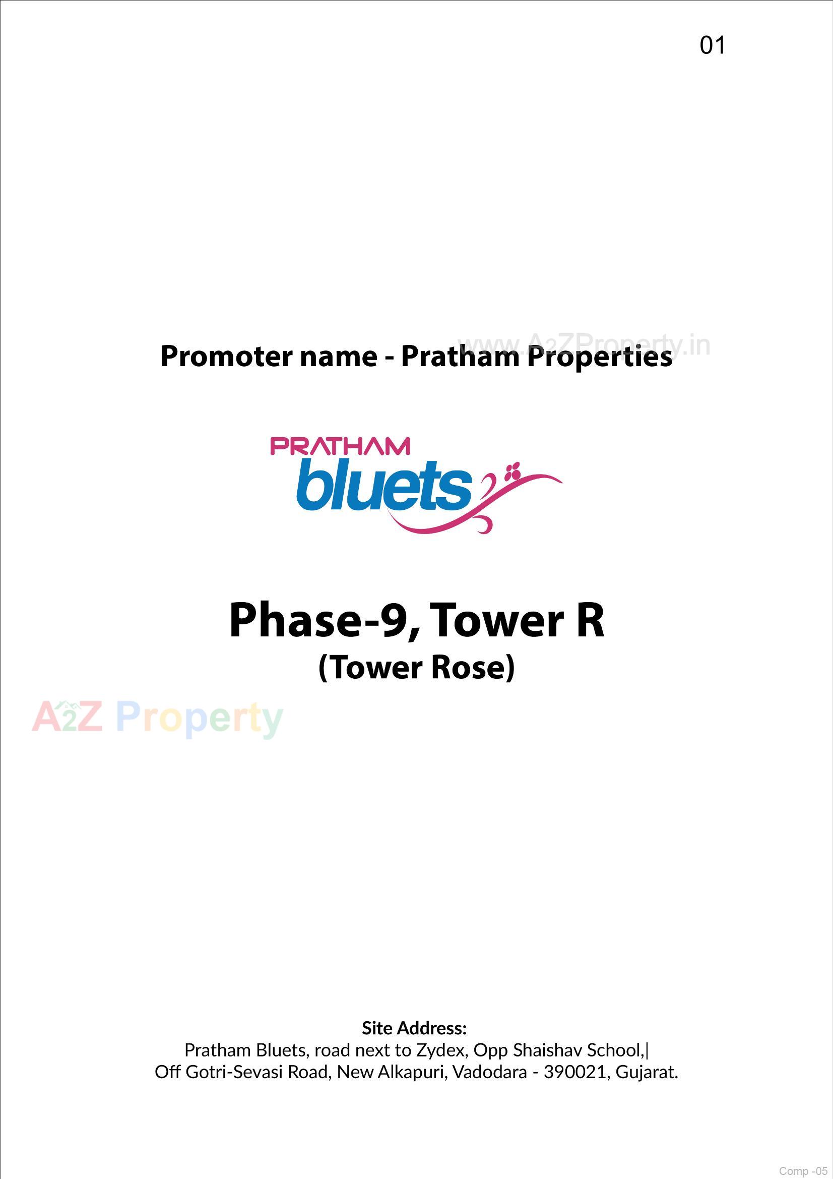  of real estate project Pratham Bluets located at Gotri, Vadodara, Gujarat