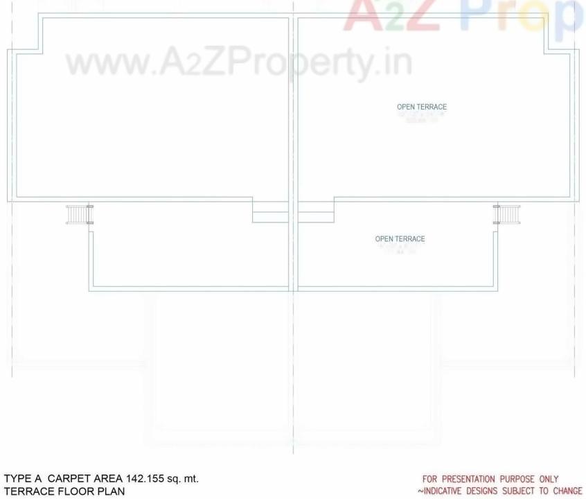 Layout of real estate project Pratham Ivy located at Bhayli, Vadodara, Gujarat