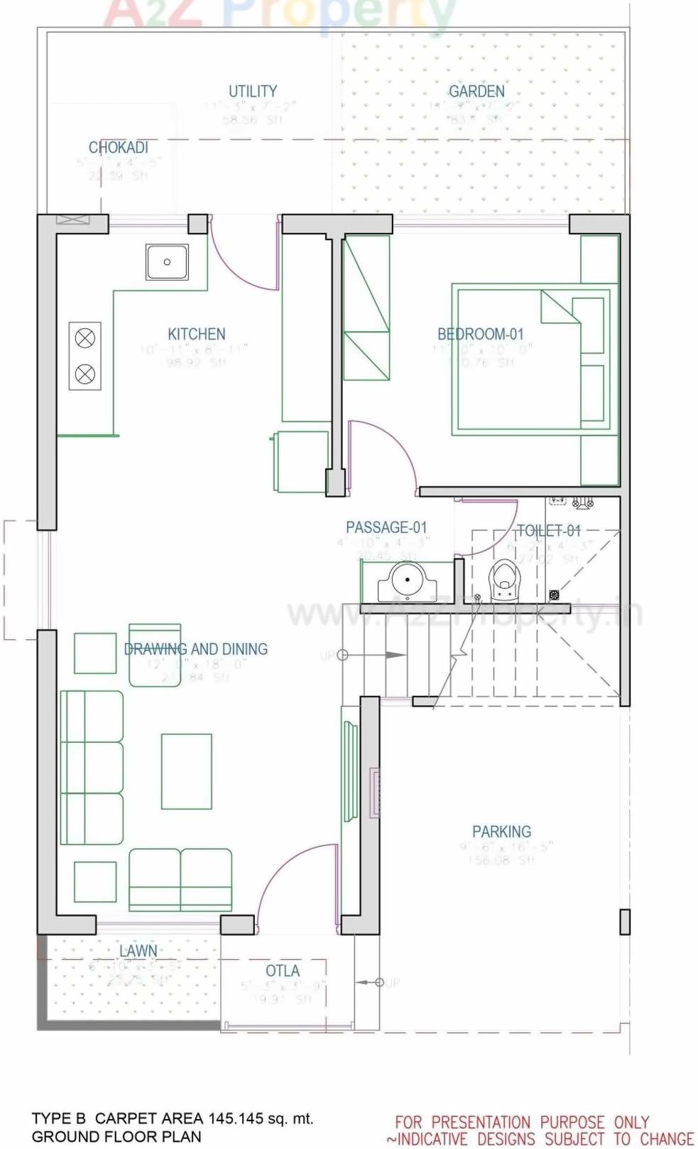 Layout of real estate project Pratham Ivy located at Bhayli, Vadodara, Gujarat