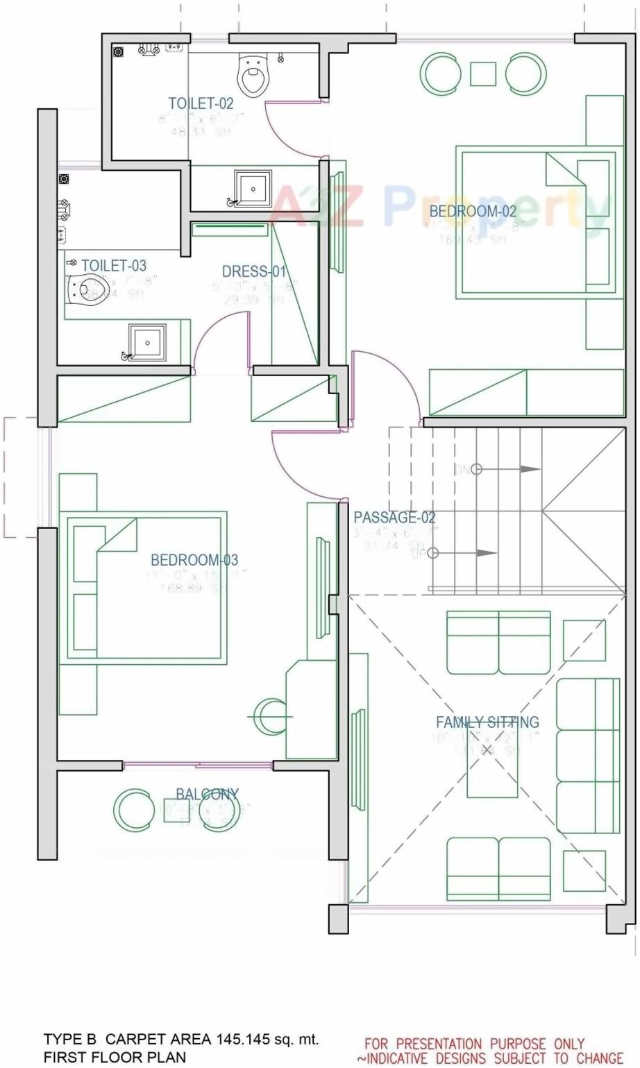 Layout of real estate project Pratham Ivy located at Bhayli, Vadodara, Gujarat